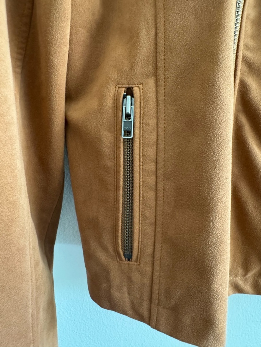 Nifty Genius Tan Rider Moto Jacket size Small - Picture 3 of 7